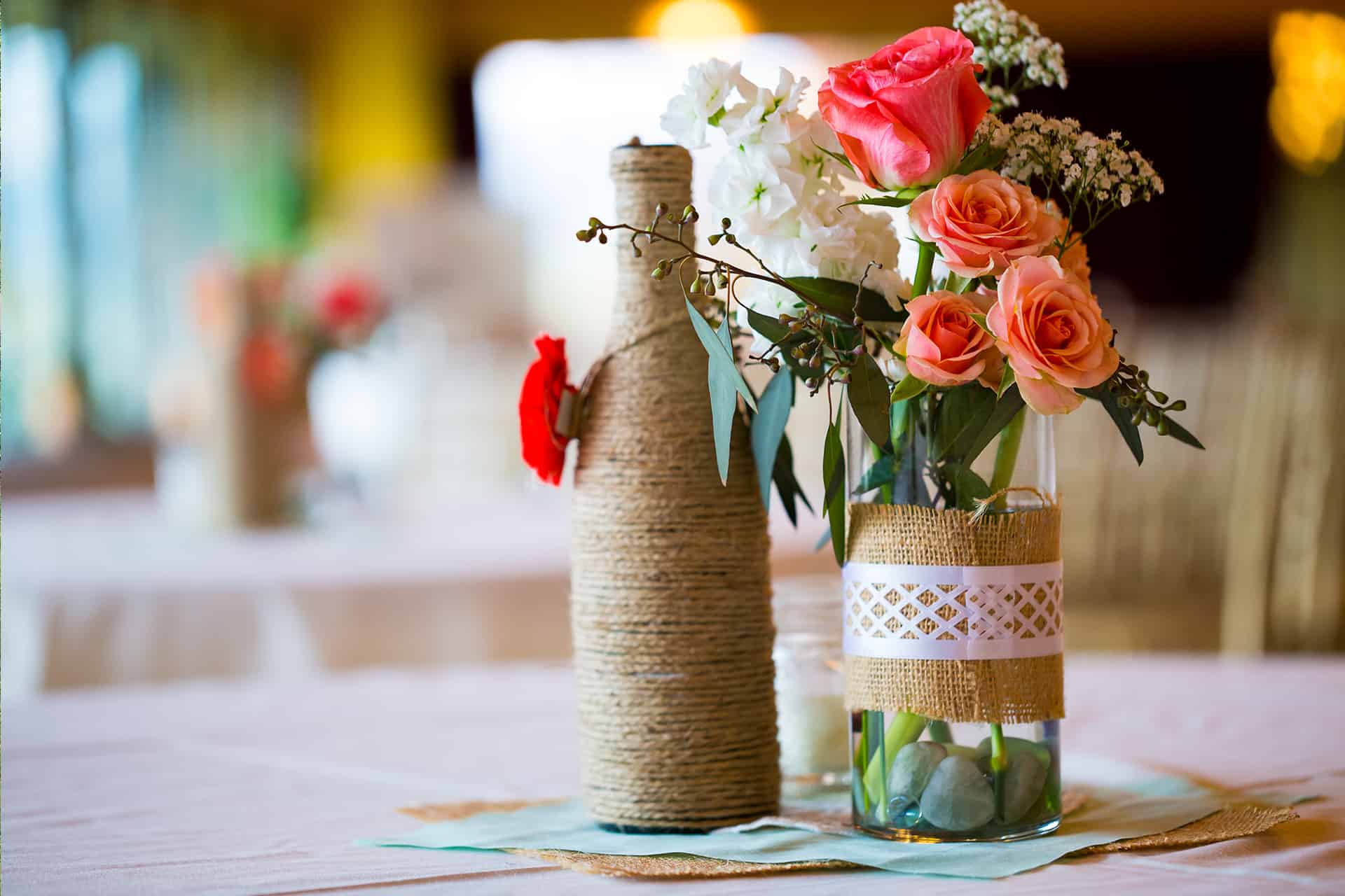 glass bottle vase
