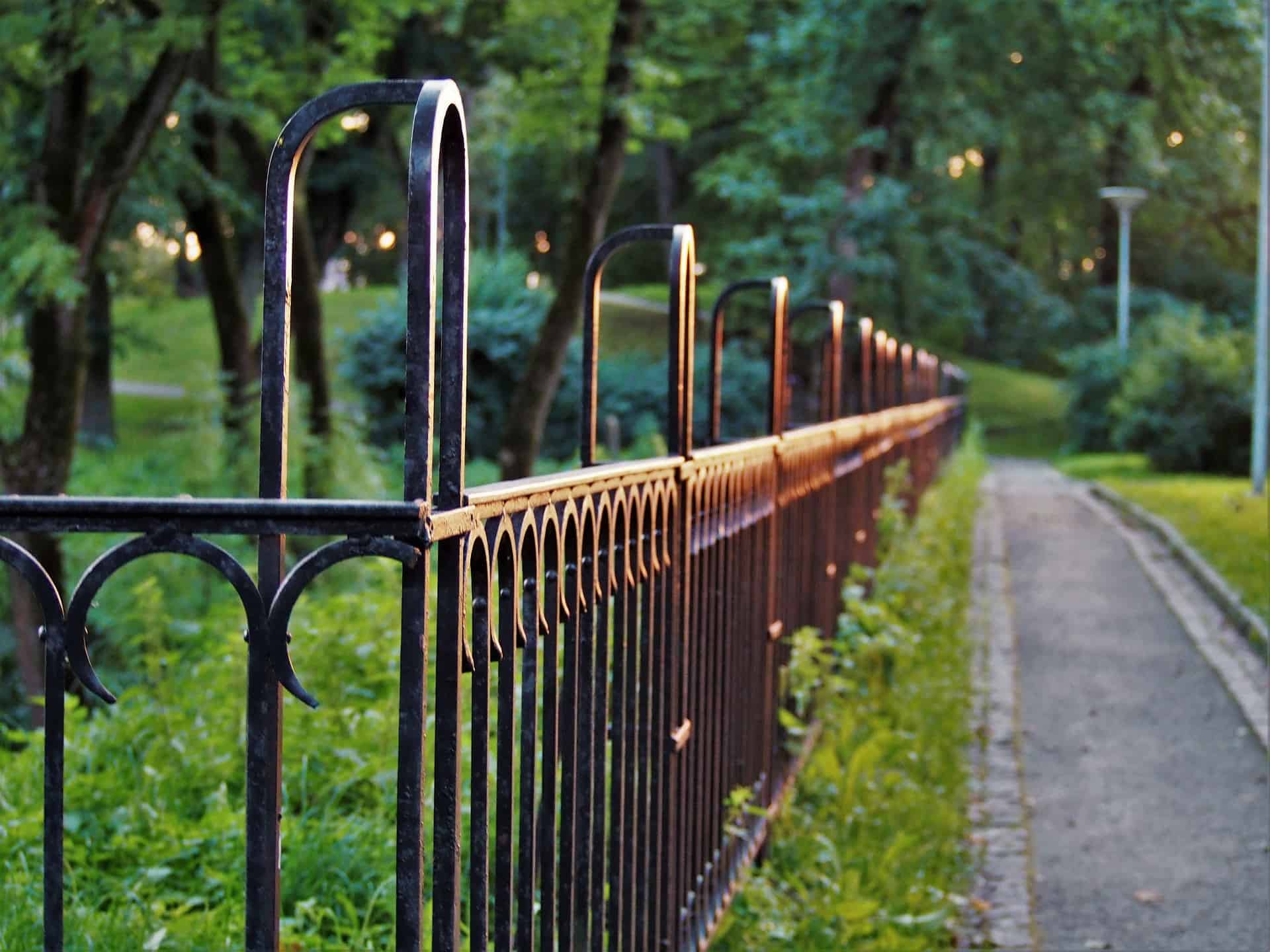 Metal Garden Fence