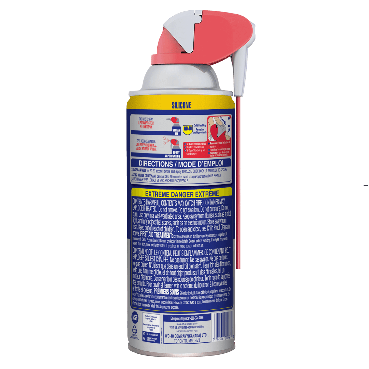 wd 40 specialist 311g silicone smart straw back transparent background
