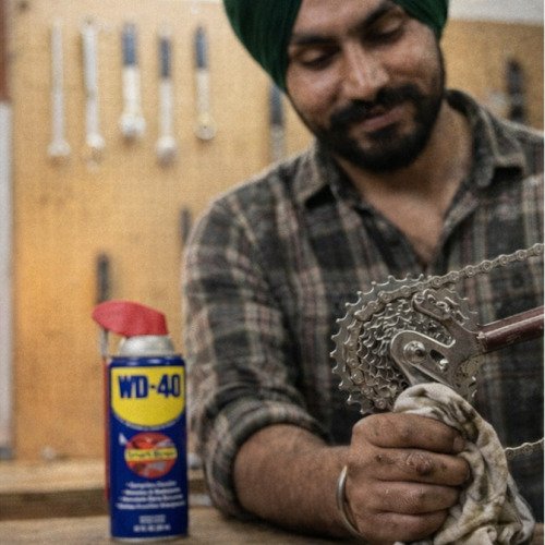 Rust to Ride: Bicycle Chain Restoration with WD-40