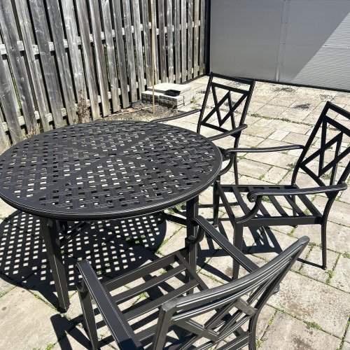 Reclaiming a Weather-Beaten Backyard Treasure: A Full Patio Set Revival