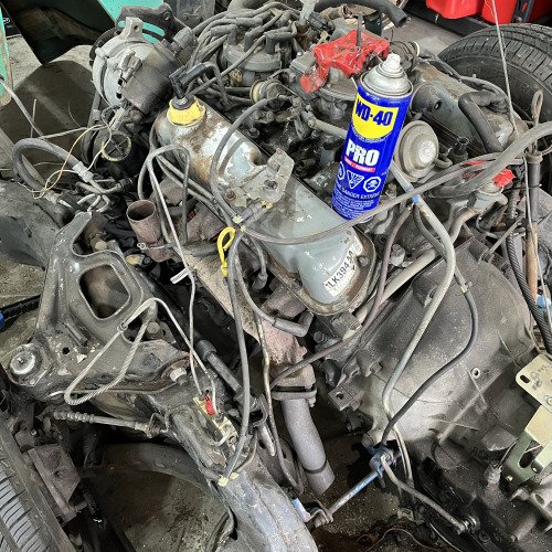 Working on my project truck doing a cab swap